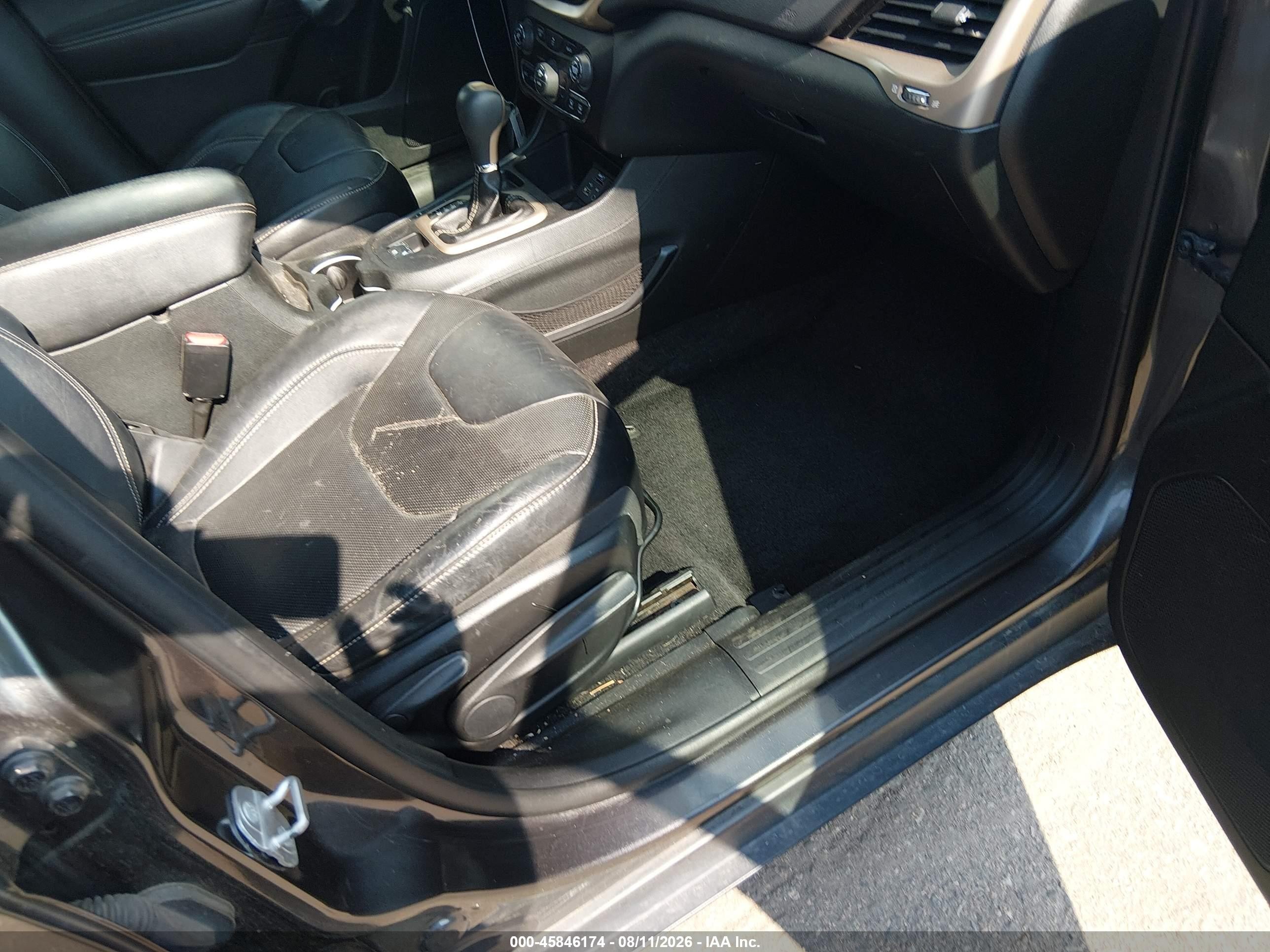 2014 Jeep Cherokee Limited Серый vin: 1C4PJLDS4EW279790