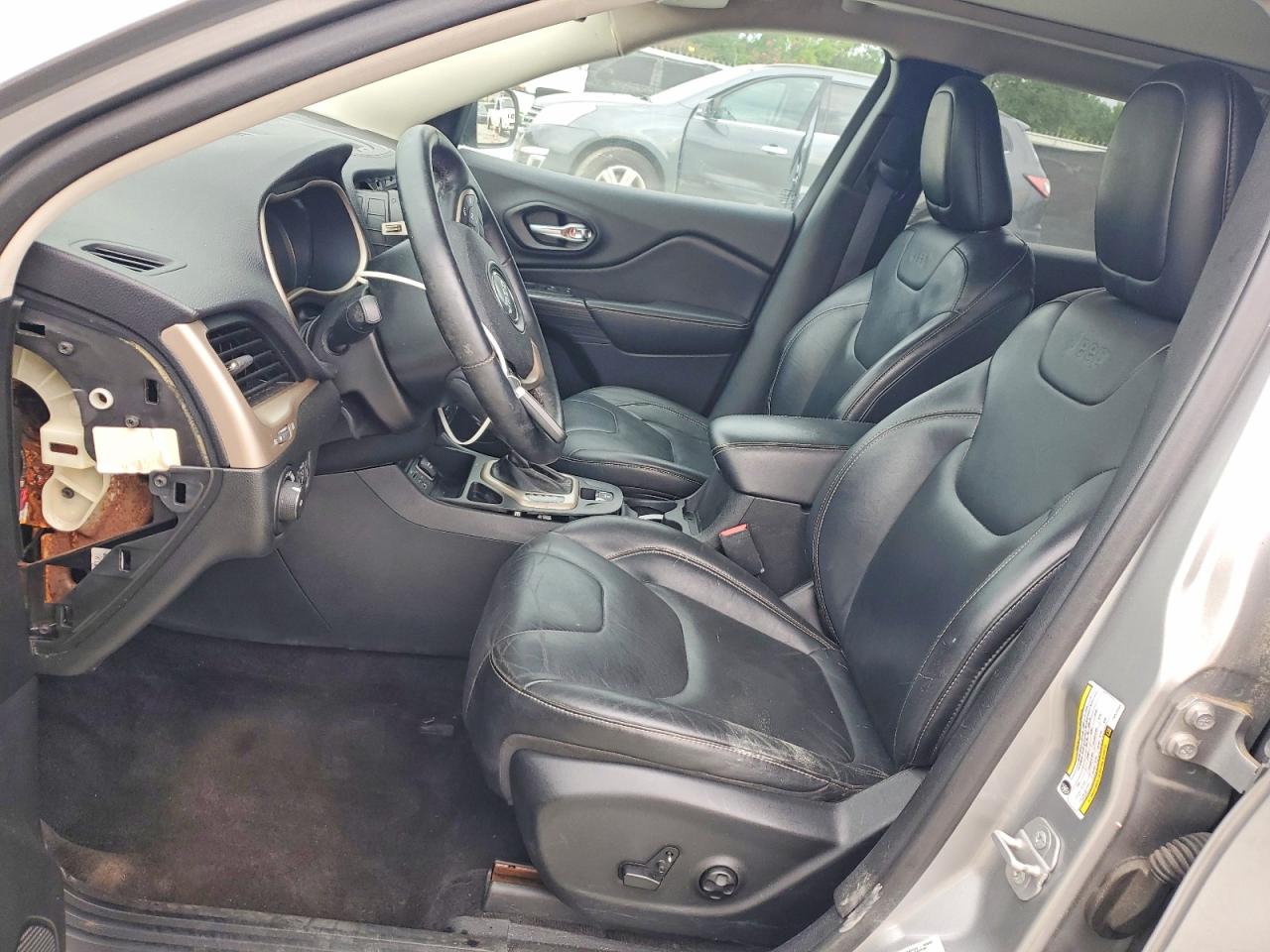 2015 Jeep Cherokee Limited Silver vin: 1C4PJLDS4FW525495
