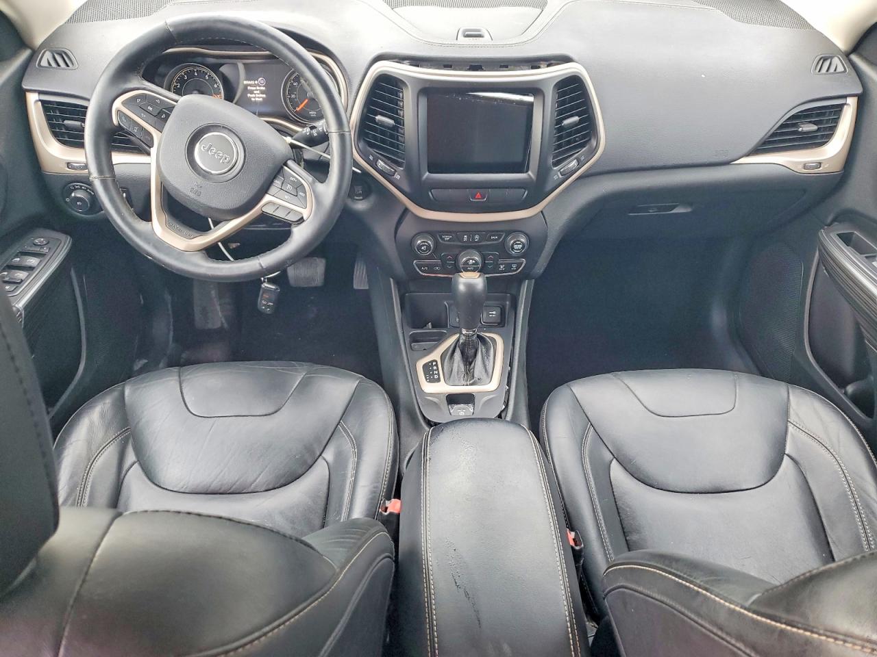 2015 Jeep Cherokee Limited Silver vin: 1C4PJLDS4FW525495