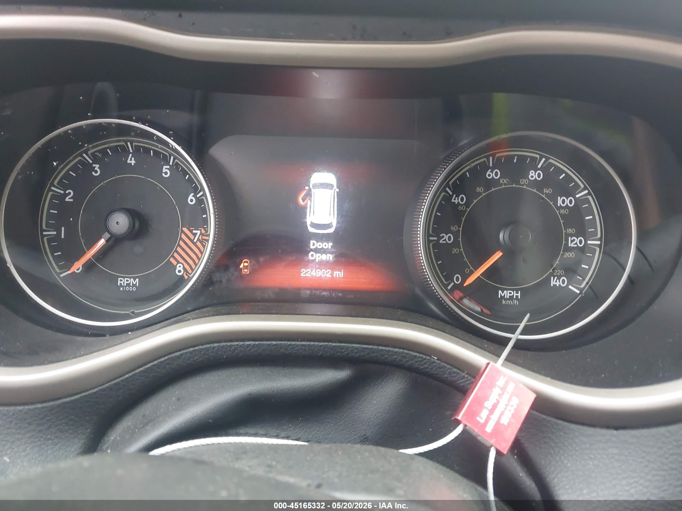 2015 Jeep Cherokee Limited Серый vin: 1C4PJLDS4FW525531