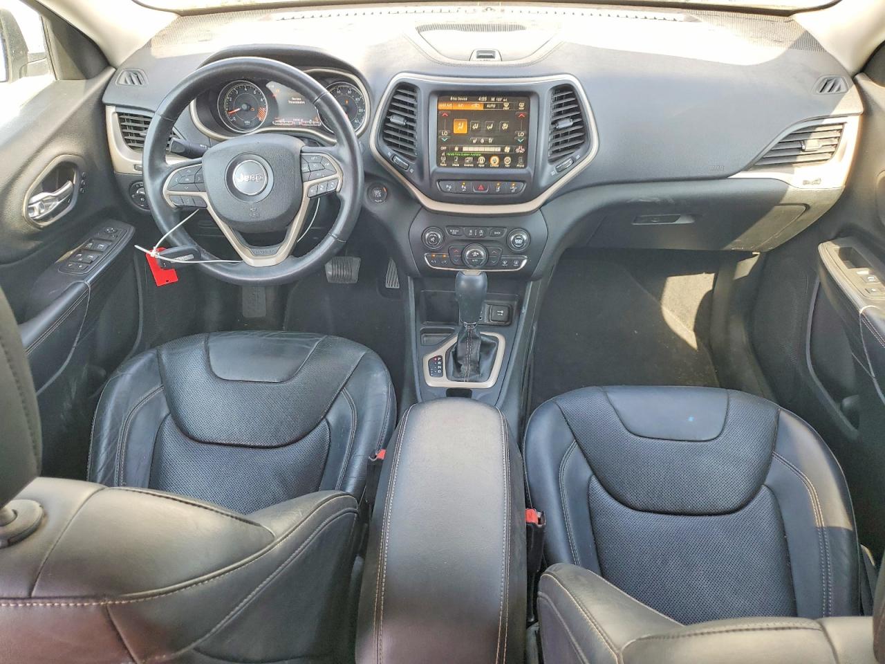 2015 Jeep Cherokee Limited White vin: 1C4PJLDS4FW547075