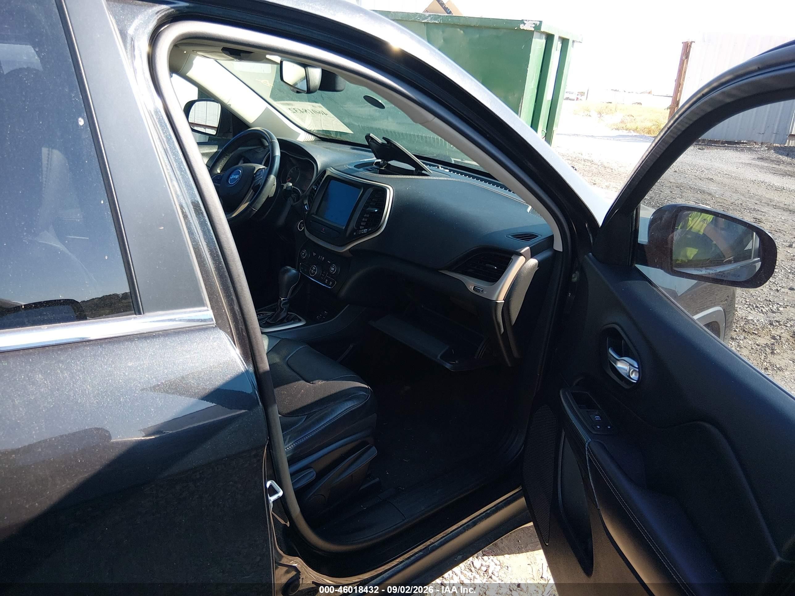 2015 Jeep Cherokee Limited Black vin: 1C4PJLDS4FW553913