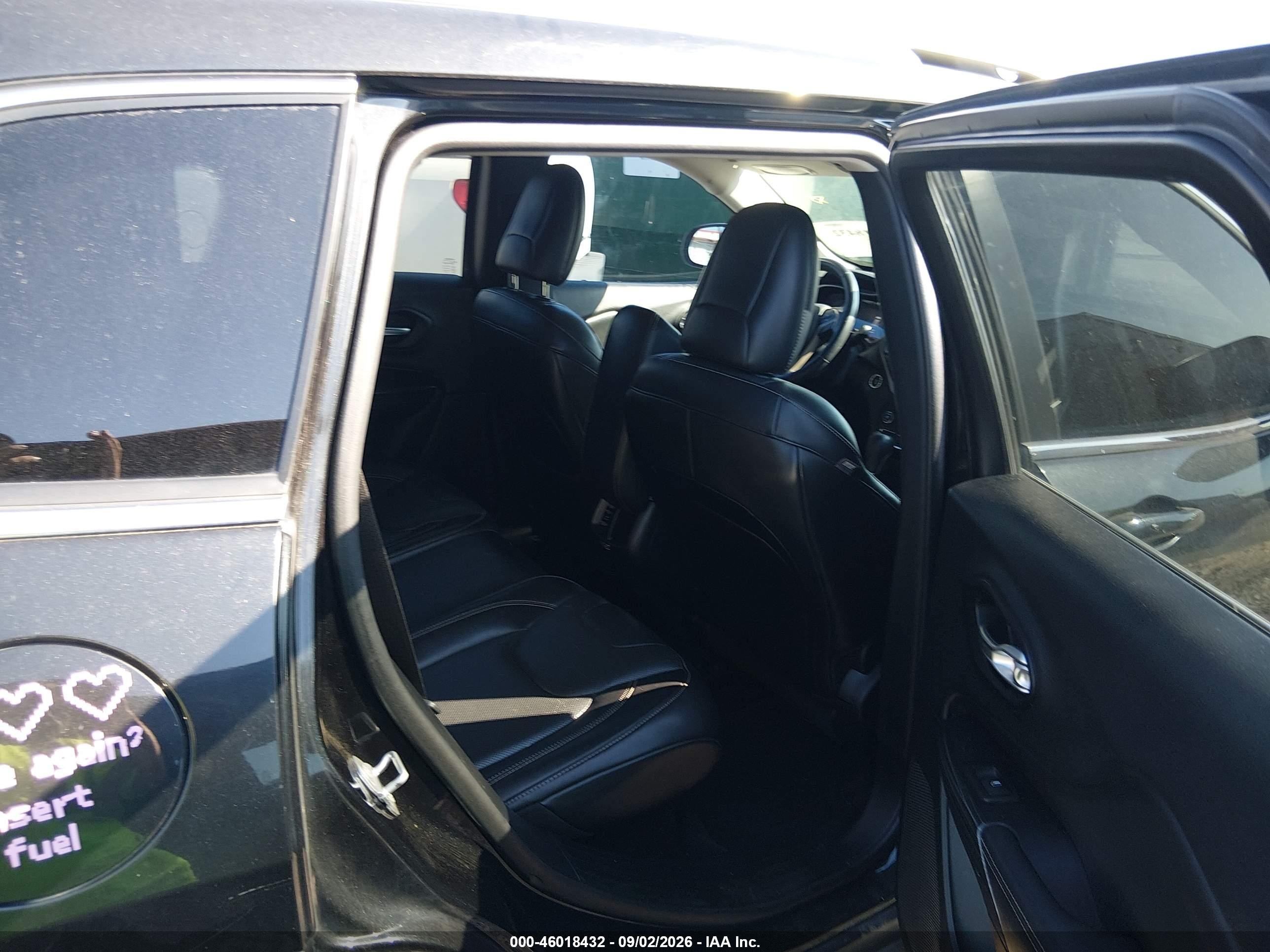 2015 Jeep Cherokee Limited Black vin: 1C4PJLDS4FW553913