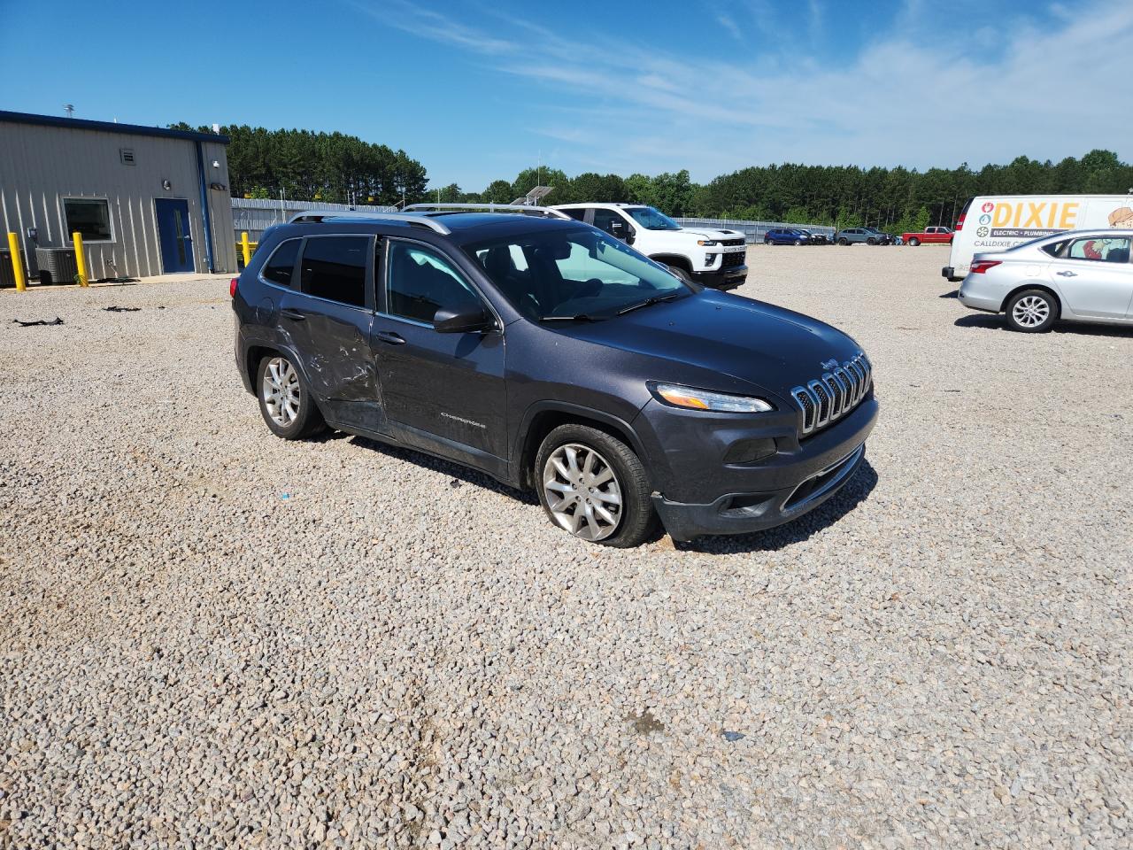 2014 Jeep Cherokee Limited Gray vin: 1C4PJLDS5EW155575
