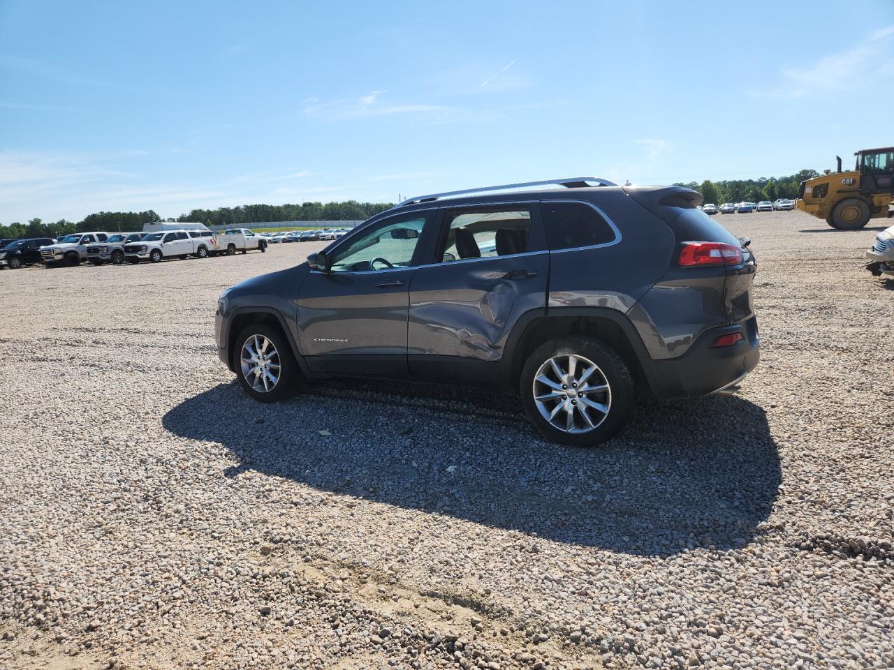 2014 Jeep Cherokee Limited Gray vin: 1C4PJLDS5EW155575