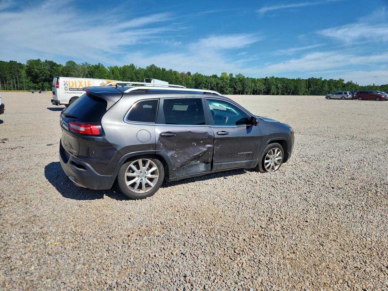 2014 Jeep Cherokee Limited Gray vin: 1C4PJLDS5EW155575