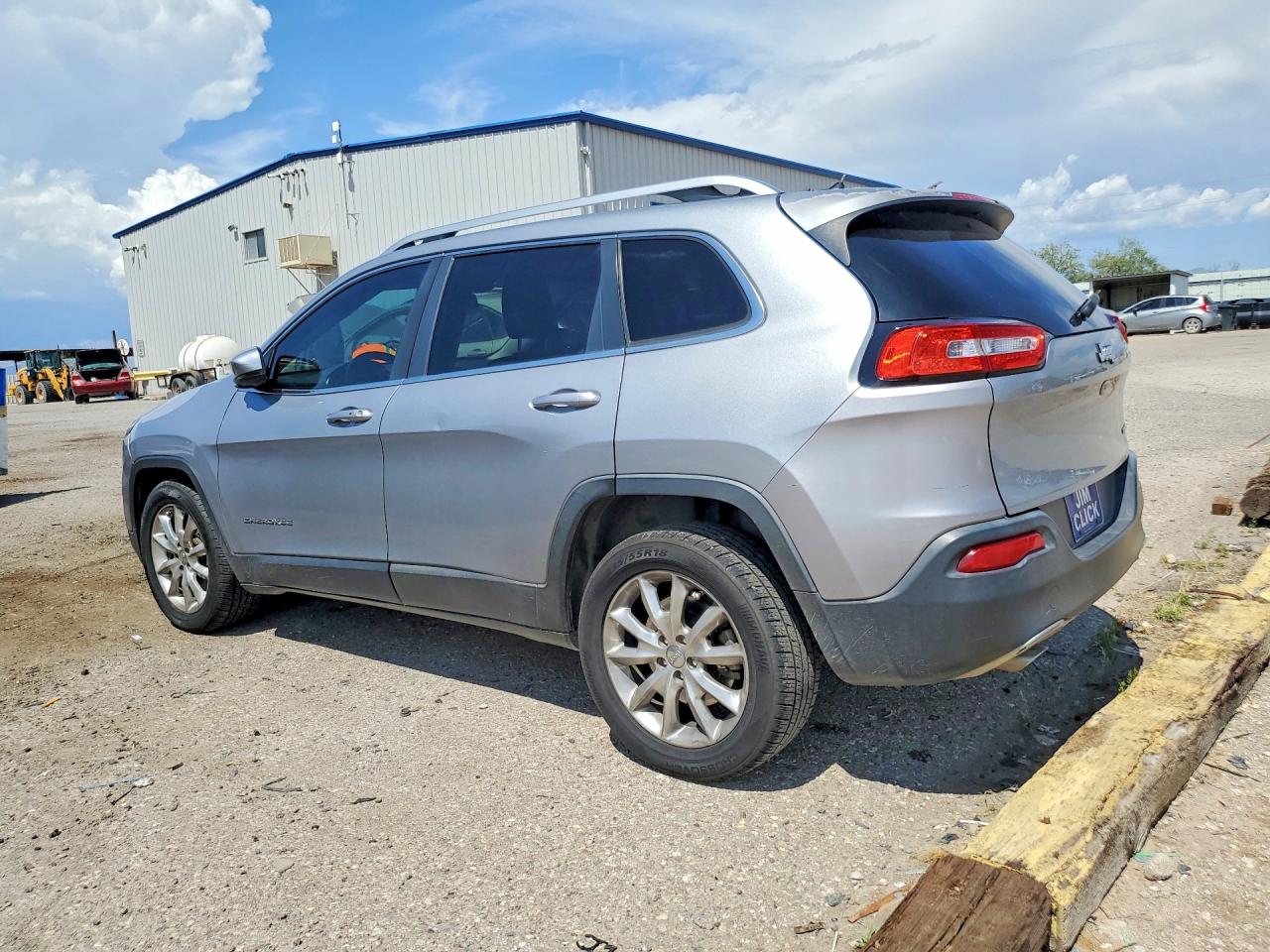 2014 Jeep Cherokee Limited Silver vin: 1C4PJLDS5EW164454