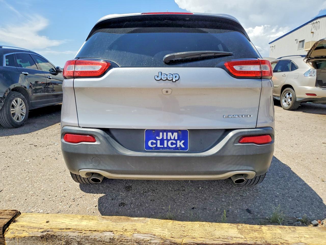 2014 Jeep Cherokee Limited Silver vin: 1C4PJLDS5EW164454