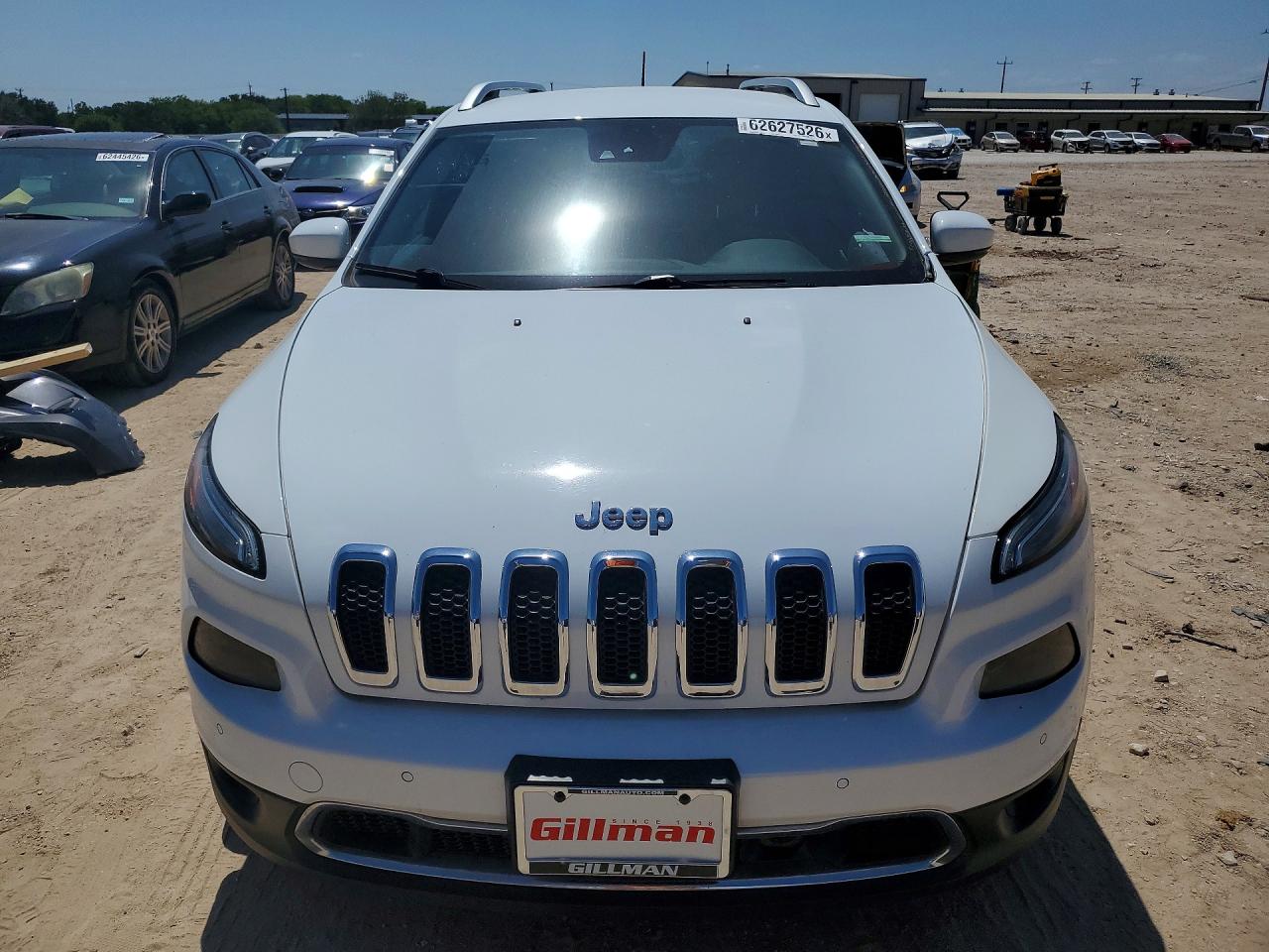 2014 Jeep Cherokee Limited White vin: 1C4PJLDS5EW200272