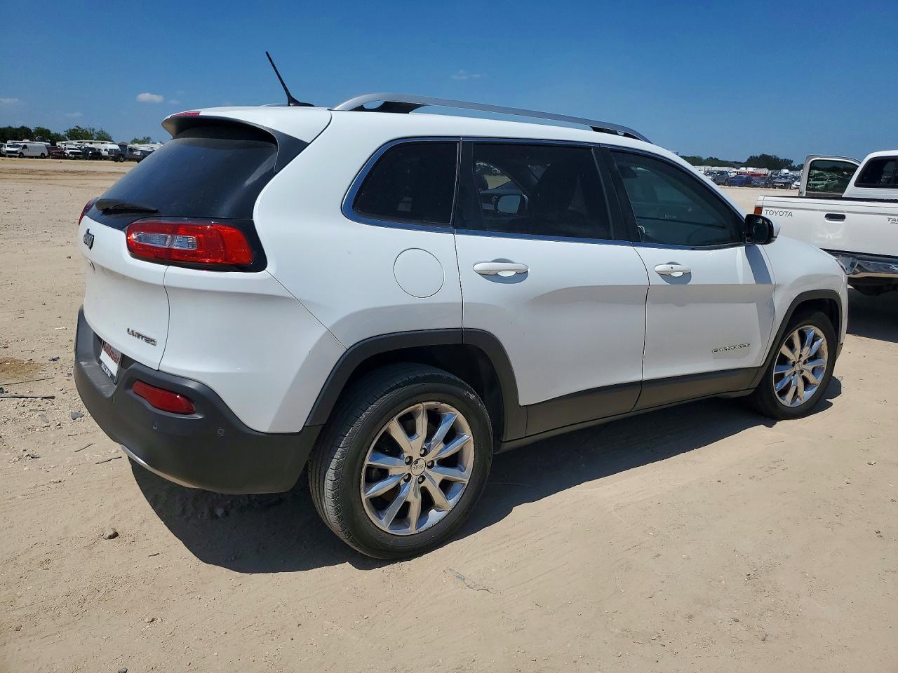 2014 Jeep Cherokee Limited White vin: 1C4PJLDS5EW200272