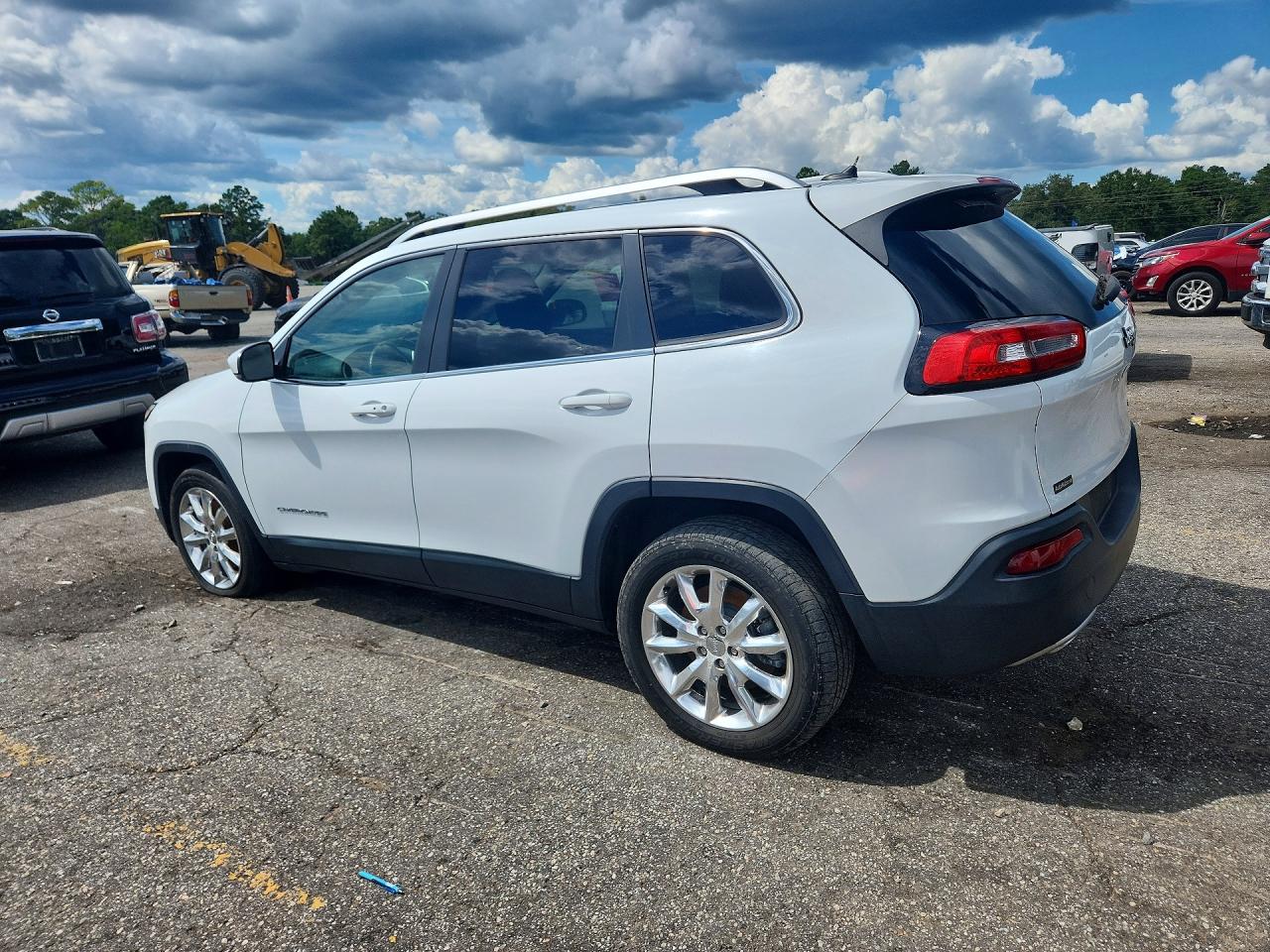 2014 Jeep Cherokee Limited White vin: 1C4PJLDS5EW256146