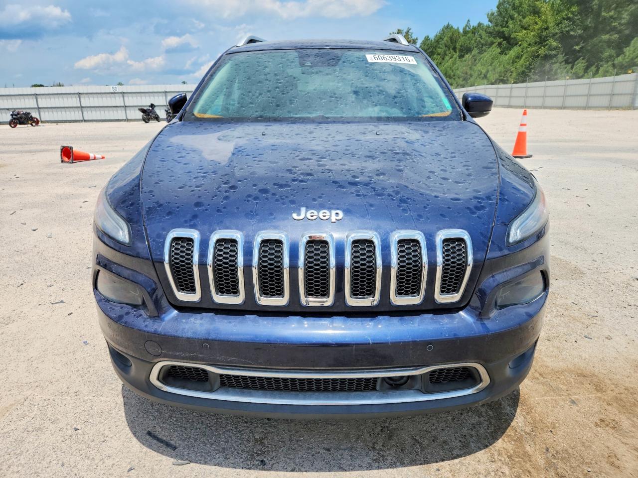 2014 Jeep Cherokee Limited Синий vin: 1C4PJLDS5EW256289