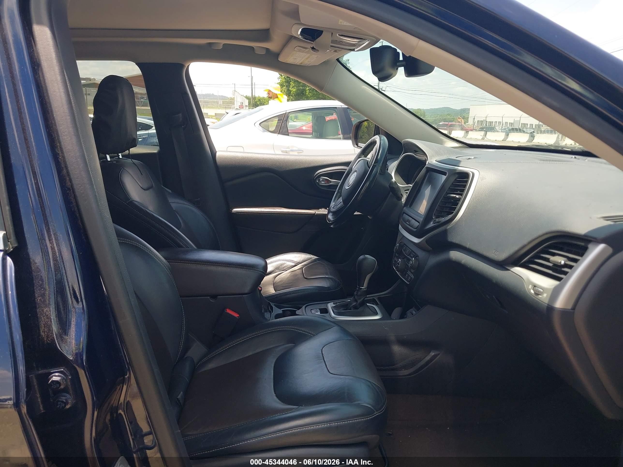 2014 Jeep Cherokee Limited Синий vin: 1C4PJLDS5EW256292