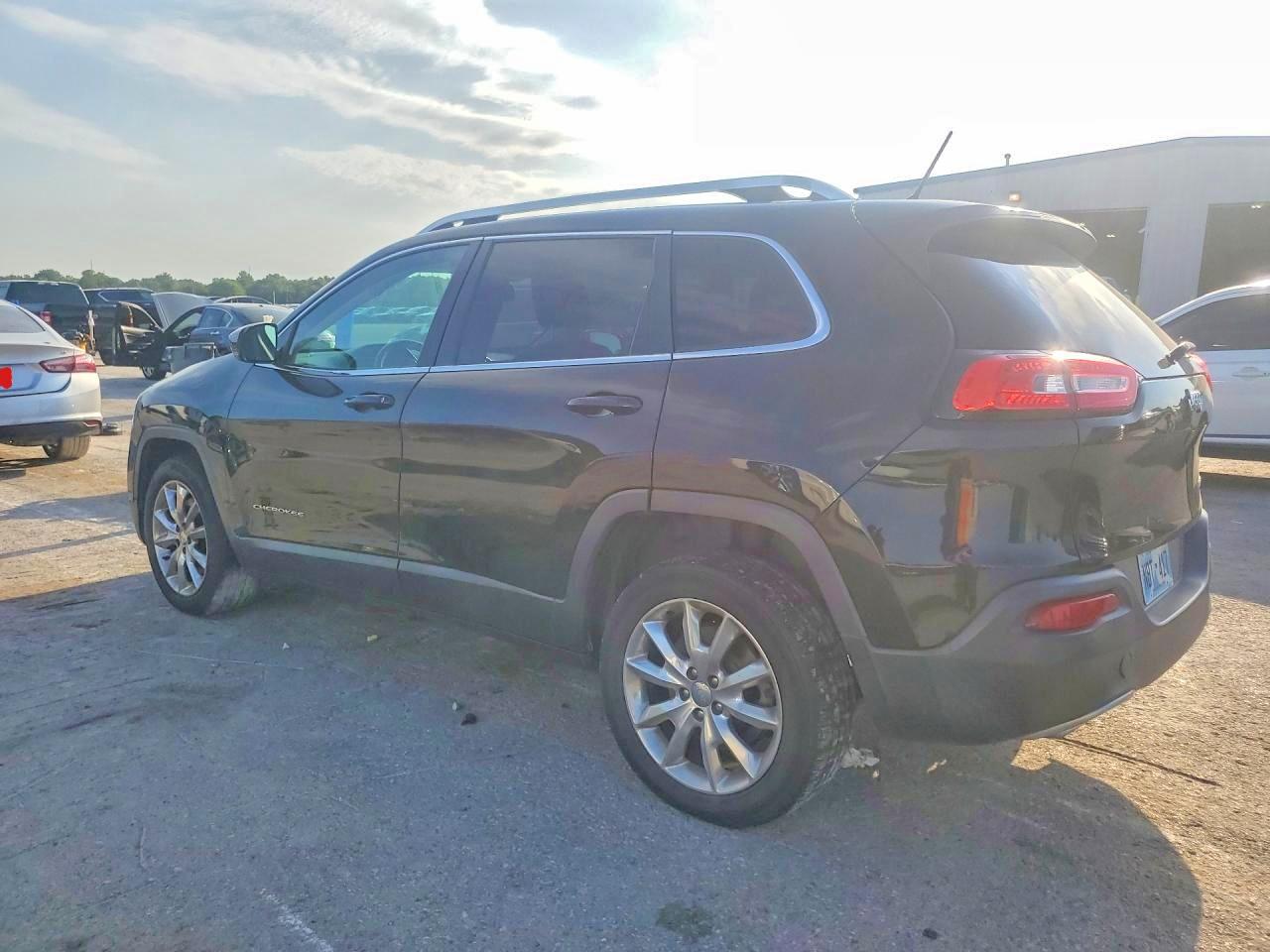 2015 Jeep Cherokee Limited Black vin: 1C4PJLDS5FW585172