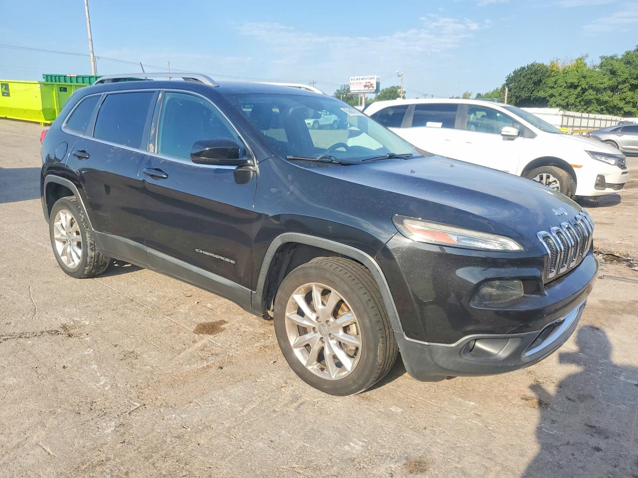 2015 Jeep Cherokee Limited Black vin: 1C4PJLDS5FW585172