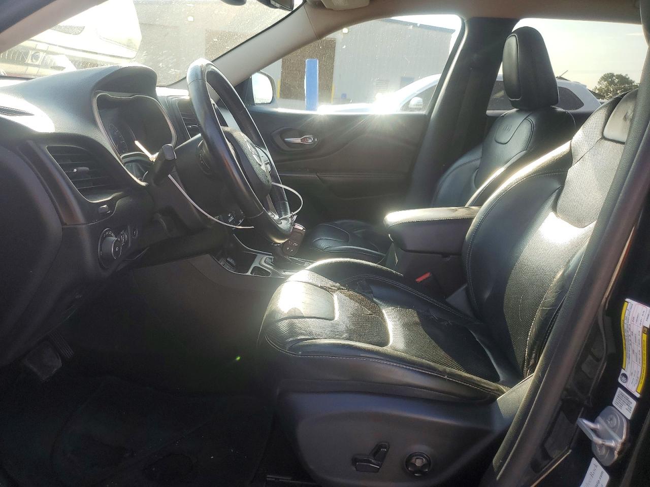 2015 Jeep Cherokee Limited Black vin: 1C4PJLDS5FW585172