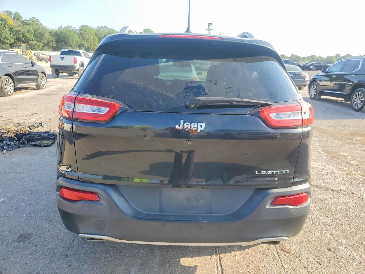 2015 Jeep Cherokee Limited Black vin: 1C4PJLDS5FW585172