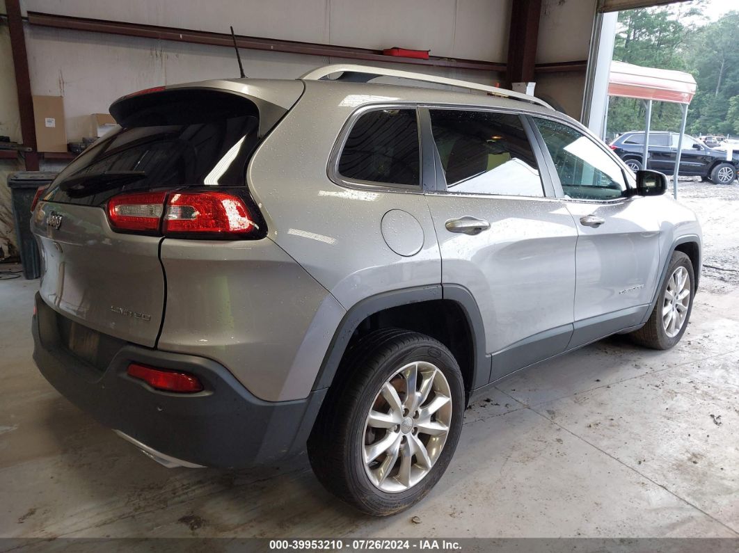 2017 Jeep Cherokee Limited Fwd Gray vin: 1C4PJLDS5HW535925
