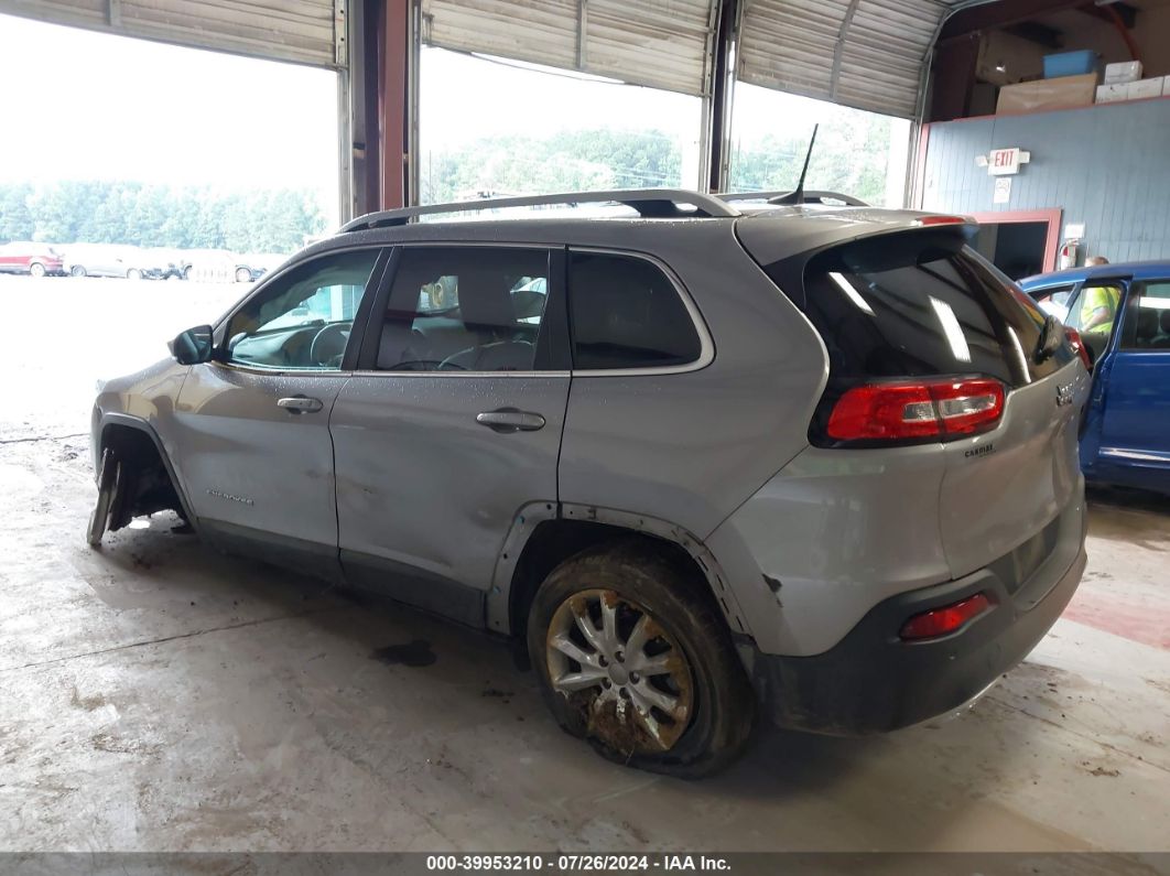 2017 Jeep Cherokee Limited Fwd Gray vin: 1C4PJLDS5HW535925