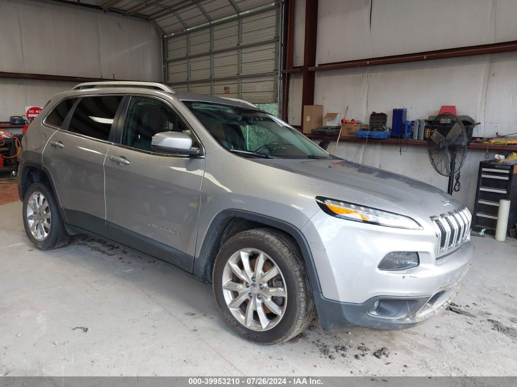 2017 Jeep Cherokee Limited Fwd Gray vin: 1C4PJLDS5HW535925