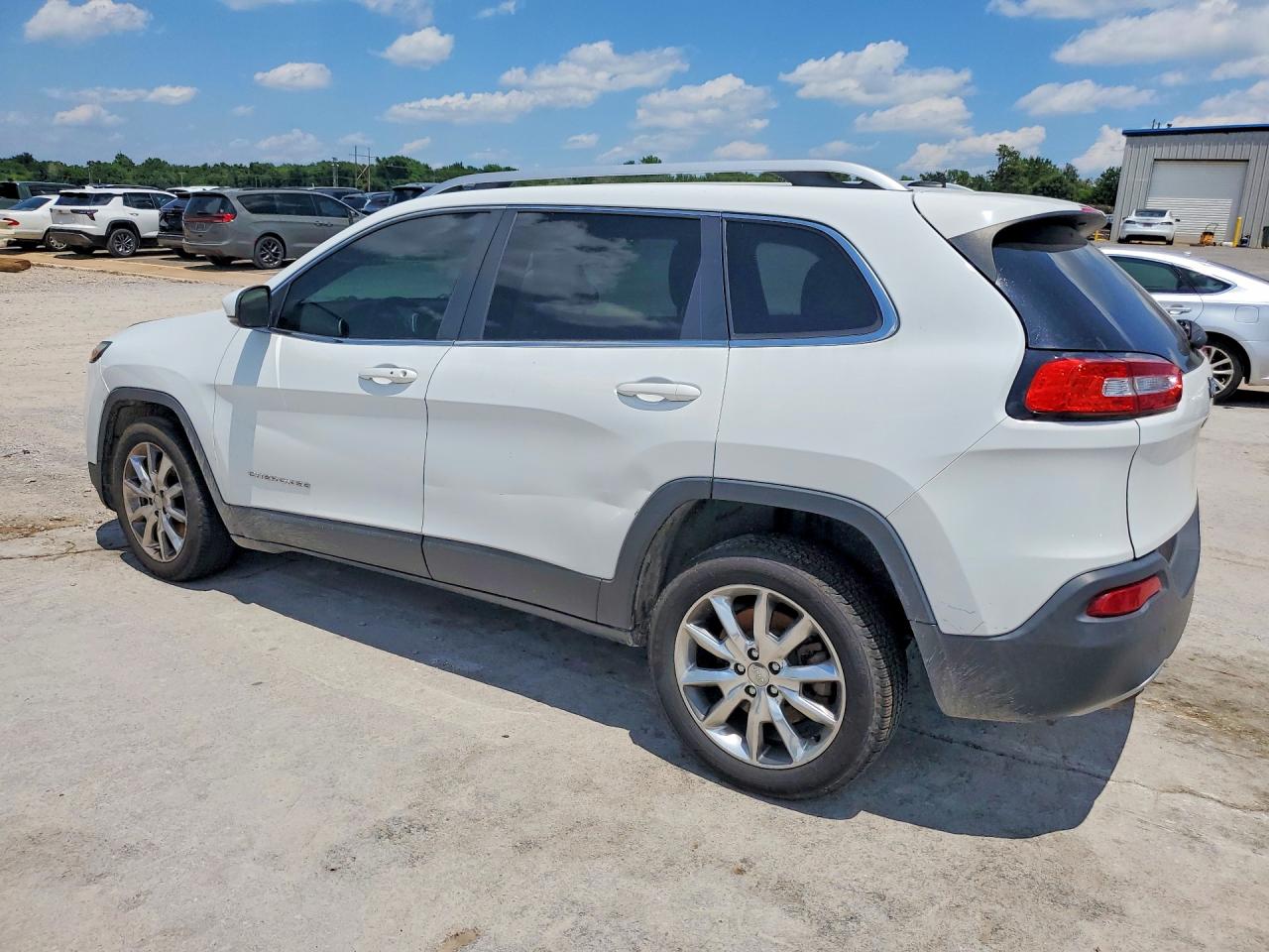 2014 Jeep Cherokee Limited White vin: 1C4PJLDS6EW118535