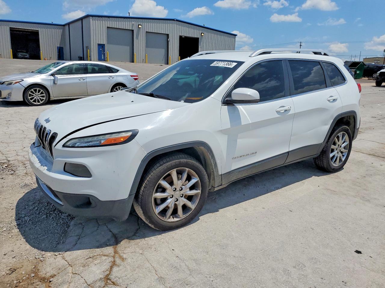 2014 Jeep Cherokee Limited White vin: 1C4PJLDS6EW118535