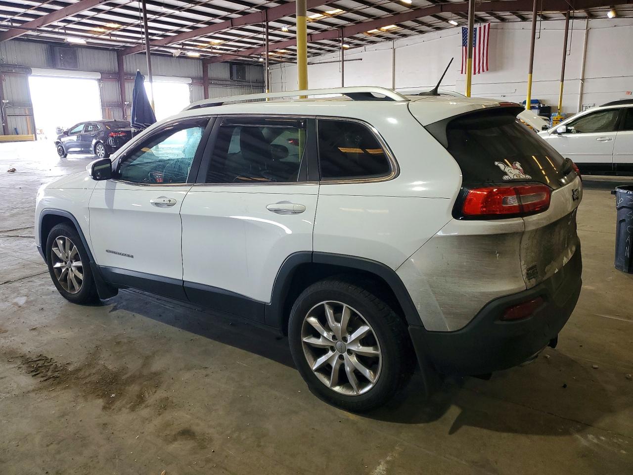 2014 Jeep Cherokee Limited White vin: 1C4PJLDS6EW154905