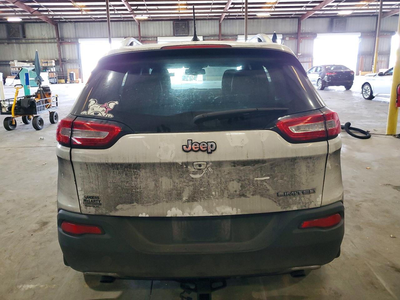 2014 Jeep Cherokee Limited White vin: 1C4PJLDS6EW154905