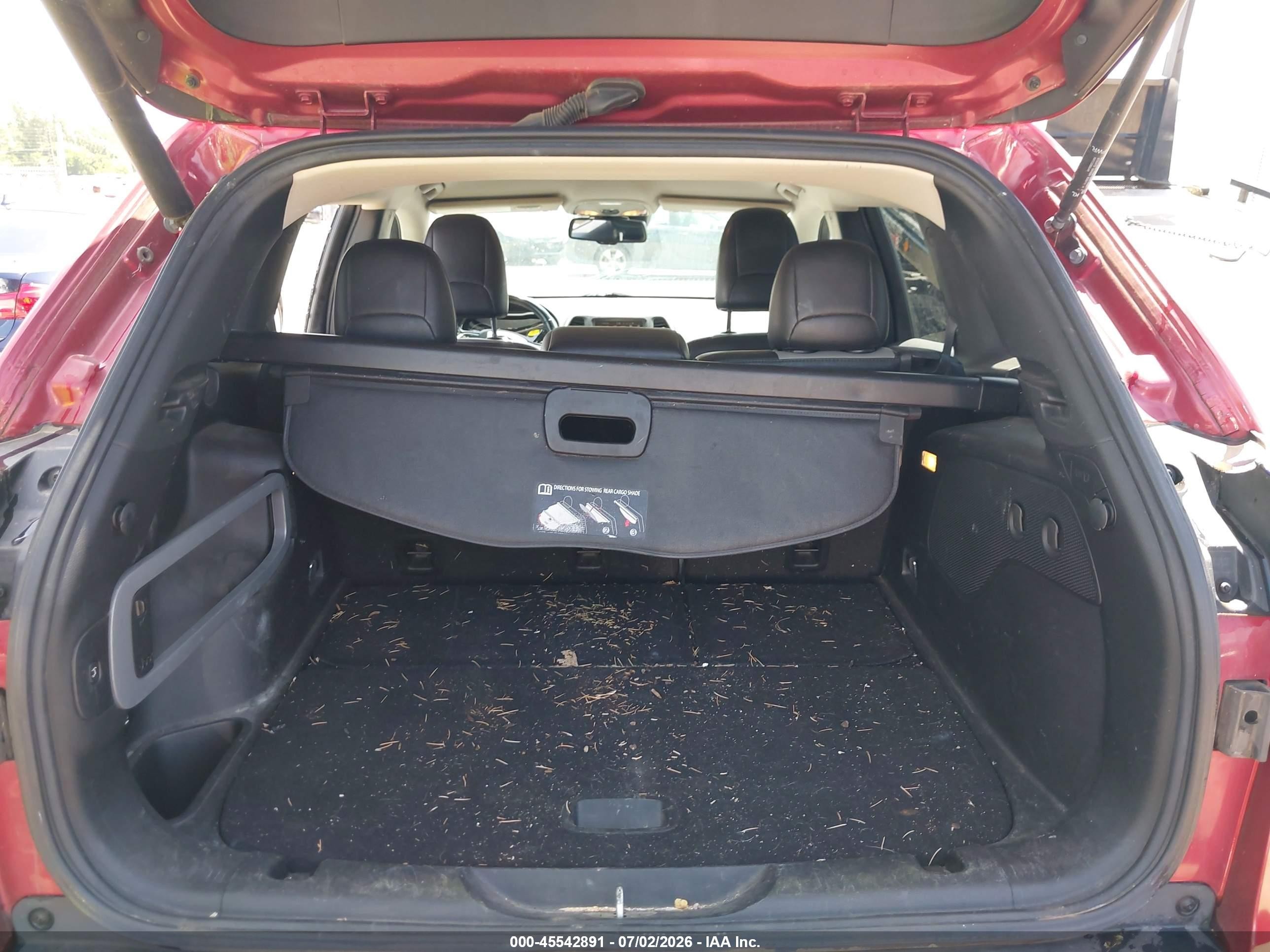 2014 Jeep Cherokee Limited Красный vin: 1C4PJLDS6EW200197