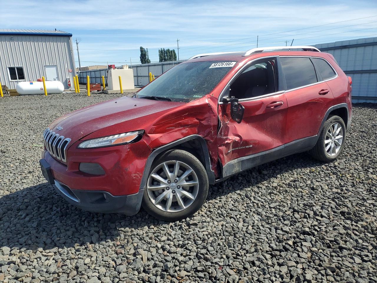 2014 Jeep Cherokee Limited Red vin: 1C4PJLDS6EW283422