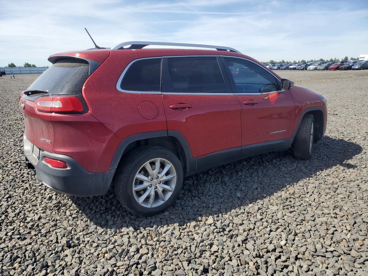 2014 Jeep Cherokee Limited Red vin: 1C4PJLDS6EW283422