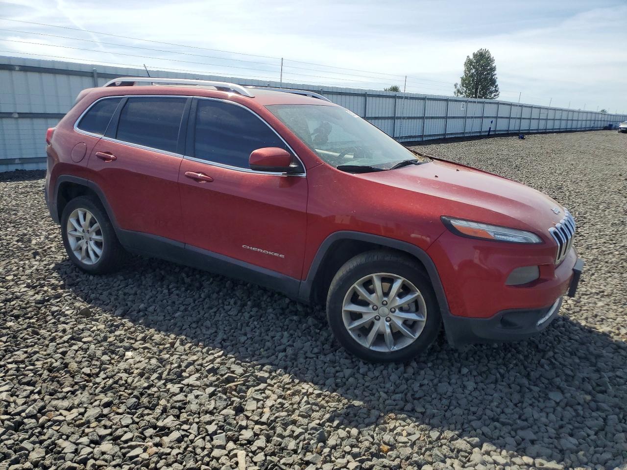 2014 Jeep Cherokee Limited Red vin: 1C4PJLDS6EW283422