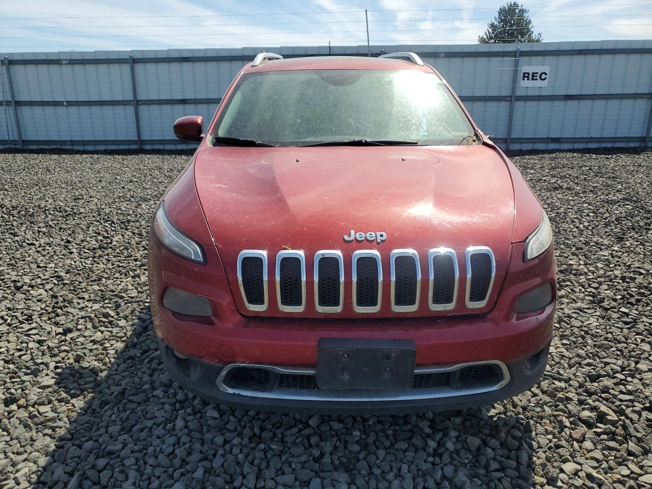 2014 Jeep Cherokee Limited Red vin: 1C4PJLDS6EW283422