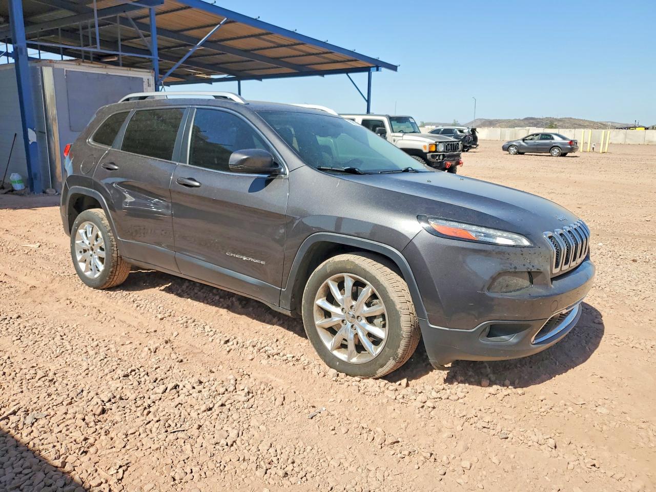 2015 Jeep Cherokee Limited Charcoal vin: 1C4PJLDS6FW530651