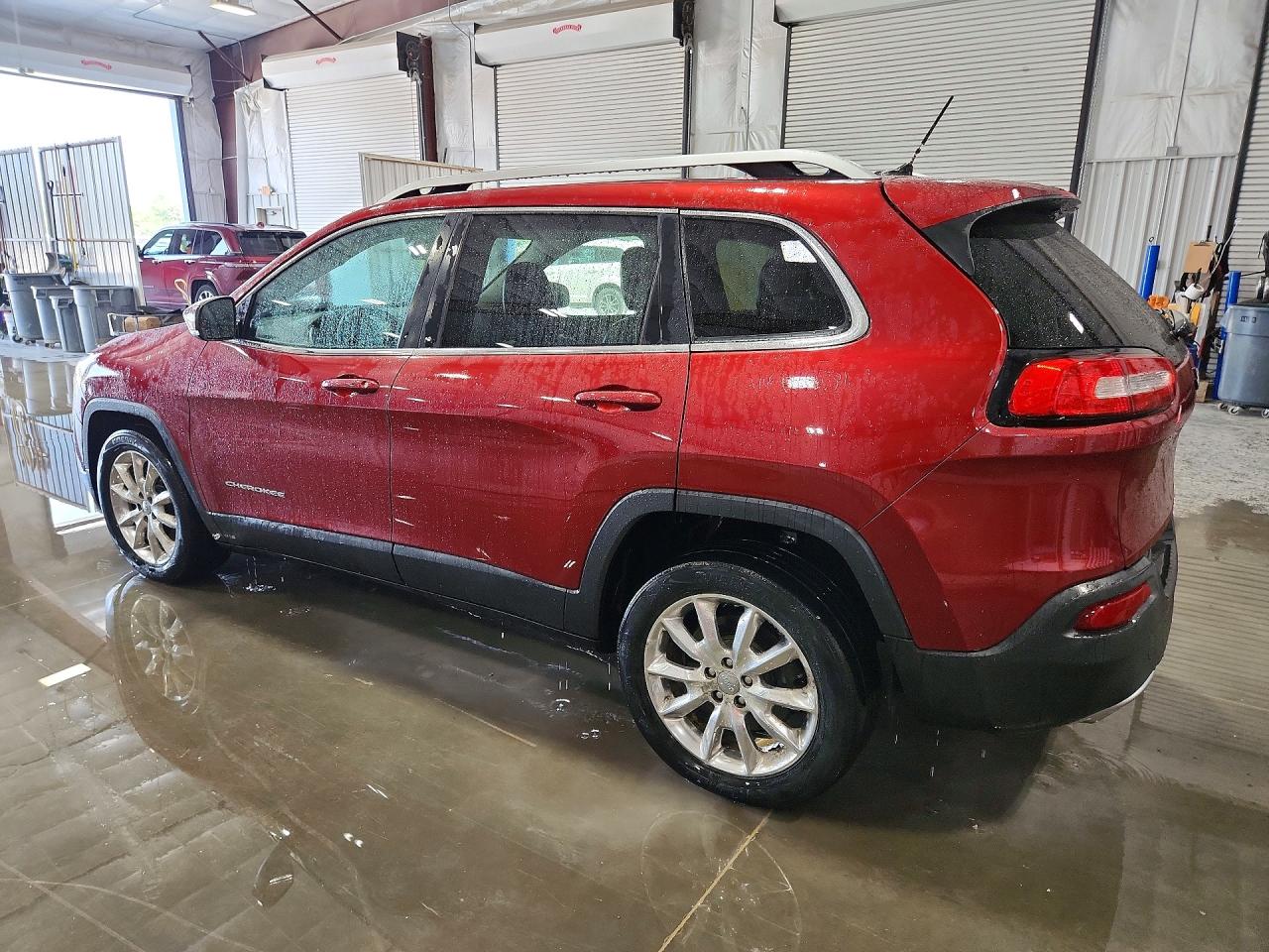 2015 Jeep Cherokee Limited Maroon vin: 1C4PJLDS6FW535588