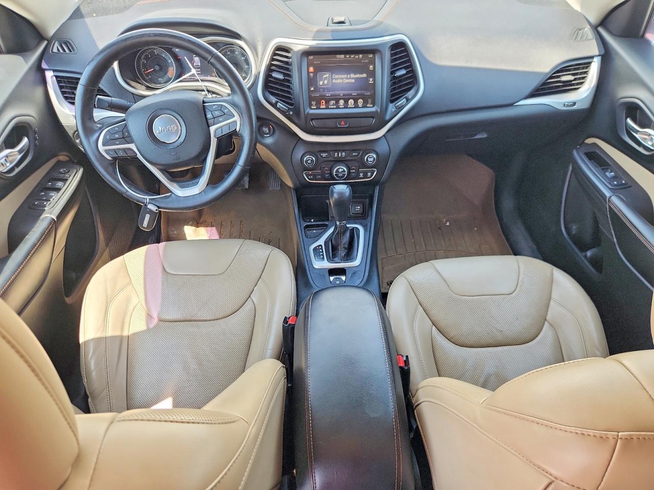 2015 Jeep Cherokee Limited White vin: 1C4PJLDS6FW590378
