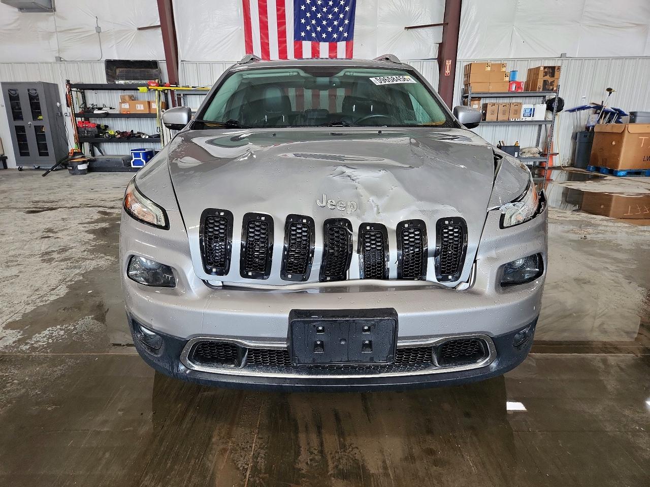 2015 Jeep Cherokee Limited Gray vin: 1C4PJLDS6FW628627