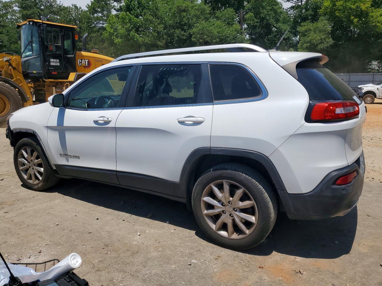 2015 Jeep Cherokee Limited White vin: 1C4PJLDS6FW671512
