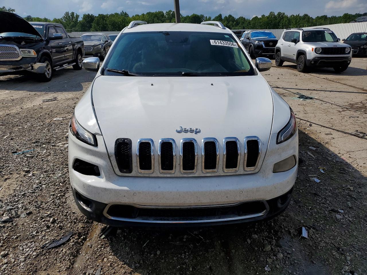 2015 Jeep Cherokee Limited White vin: 1C4PJLDS6FW753563