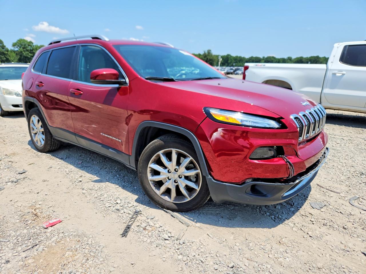 2015 Jeep Cherokee Limited Red vin: 1C4PJLDS6FW760741