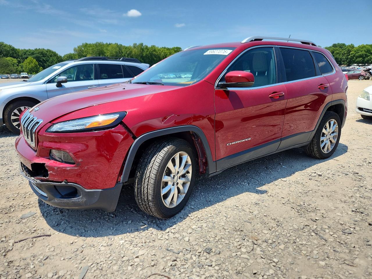 2015 Jeep Cherokee Limited Red vin: 1C4PJLDS6FW760741