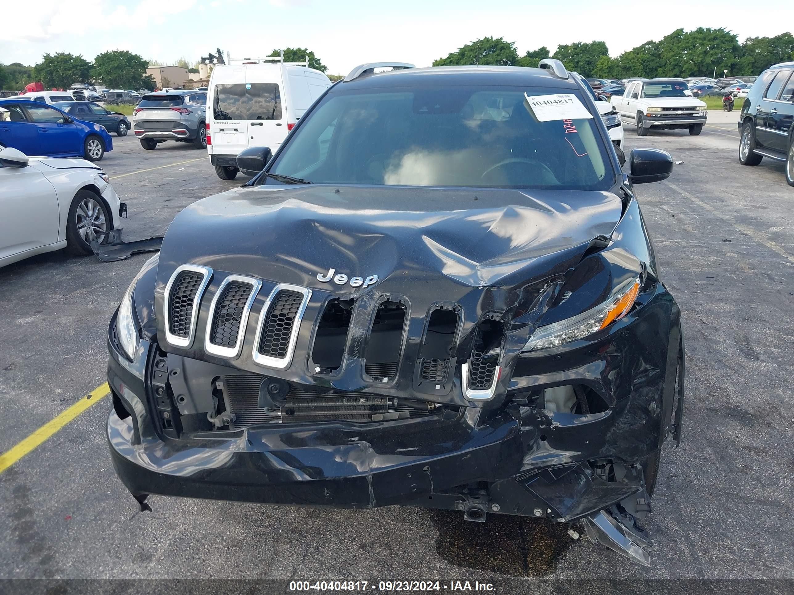 2017 Jeep Cherokee Limited Fwd Black vin: 1C4PJLDS6HW573289