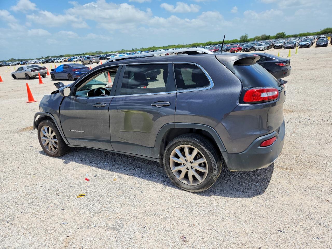 2017 Jeep Cherokee Limited Gray vin: 1C4PJLDS6HW573681