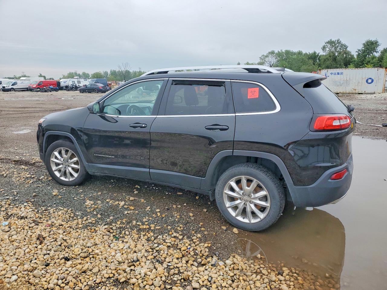 2017 Jeep Cherokee Limited Black vin: 1C4PJLDS6HW617579