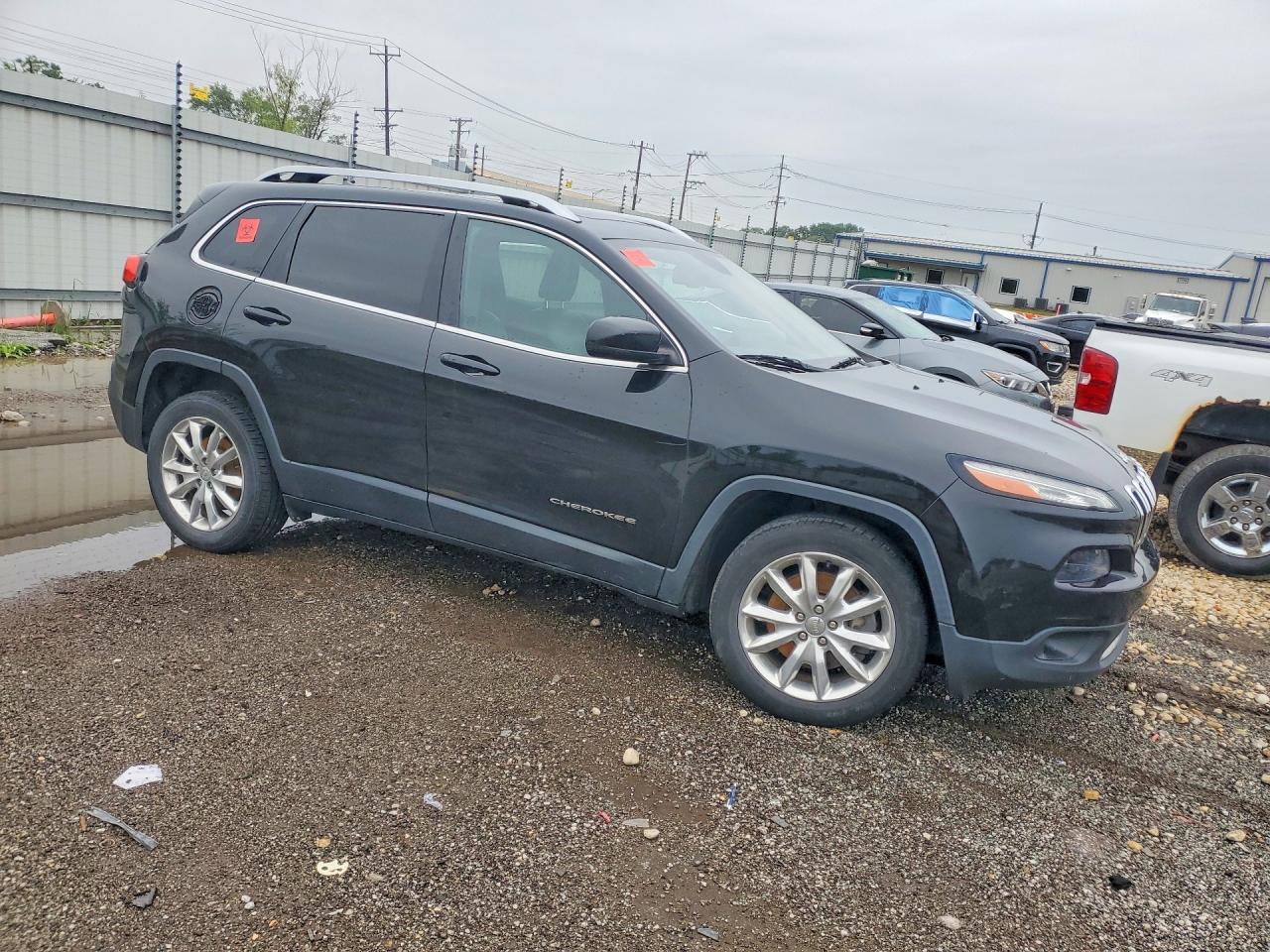 2017 Jeep Cherokee Limited Black vin: 1C4PJLDS6HW617579