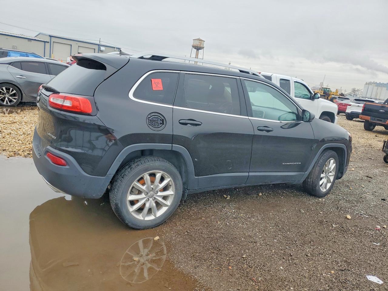2017 Jeep Cherokee Limited Black vin: 1C4PJLDS6HW617579