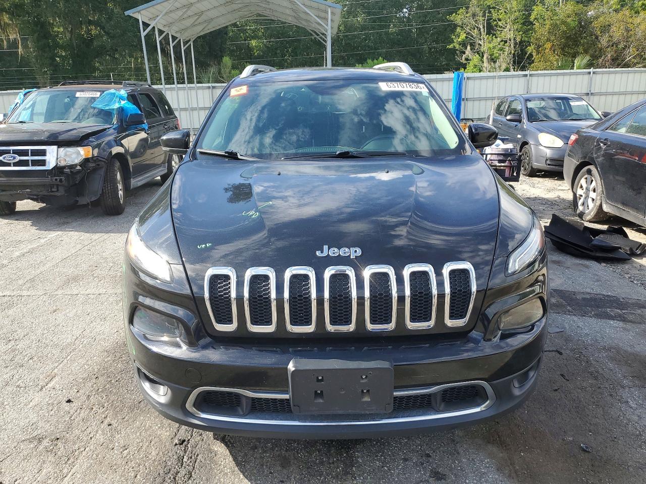 2014 Jeep Cherokee Limited Black vin: 1C4PJLDS7EW221883