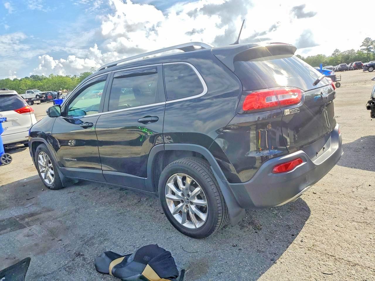 2014 Jeep Cherokee Limited Black vin: 1C4PJLDS7EW221883
