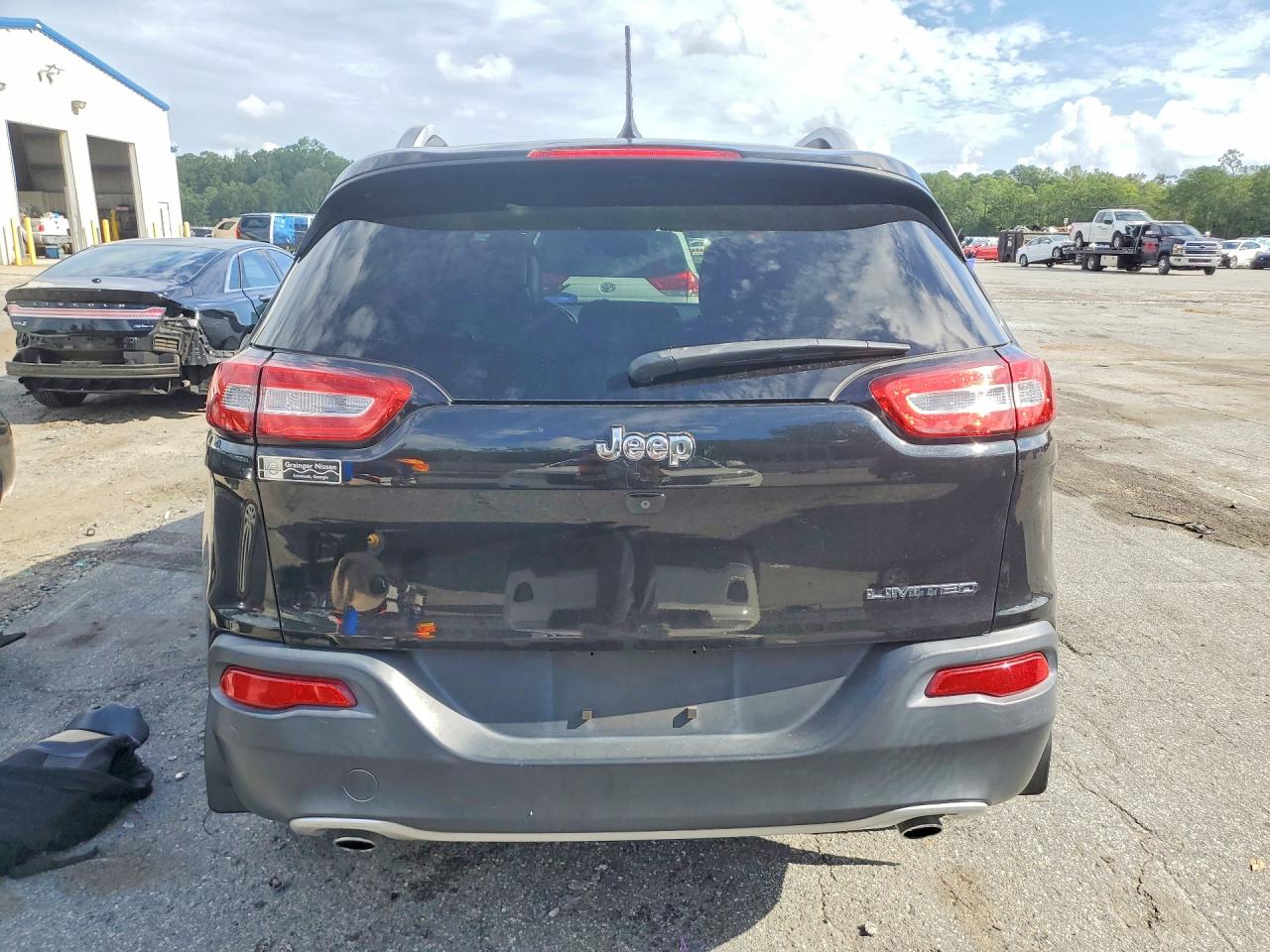 2014 Jeep Cherokee Limited Black vin: 1C4PJLDS7EW221883