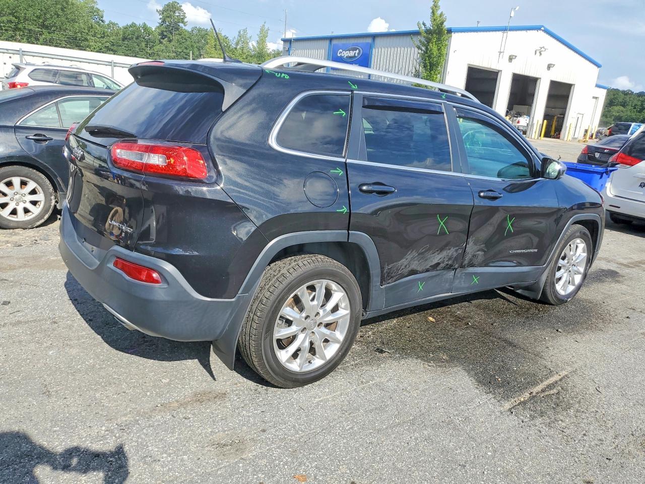 2014 Jeep Cherokee Limited Black vin: 1C4PJLDS7EW221883